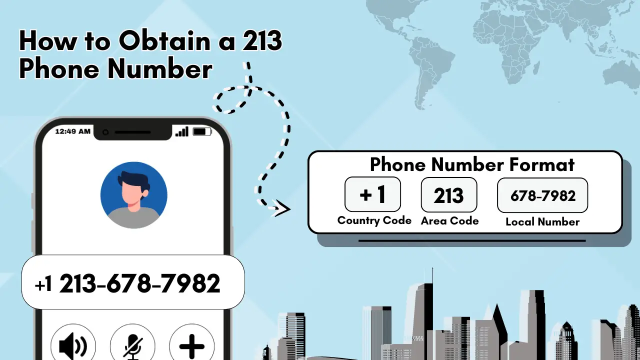How to Obtain a 213 Phone Number