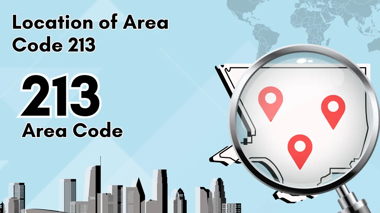 Location of Area Code 213