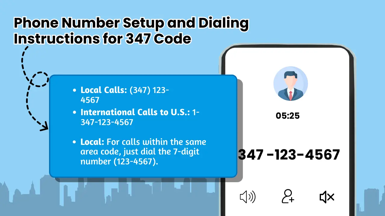Phone Number Setup and Dialing Instructions for 347 Code